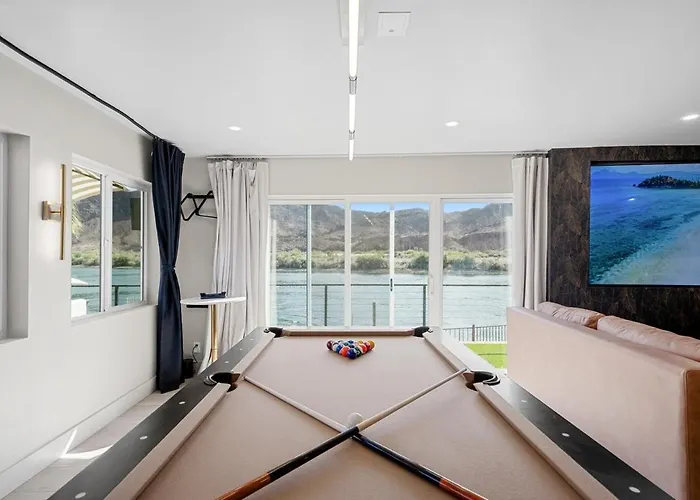 New Luxe Riverfront Home, Launch & Dock, Gamerooms Parker