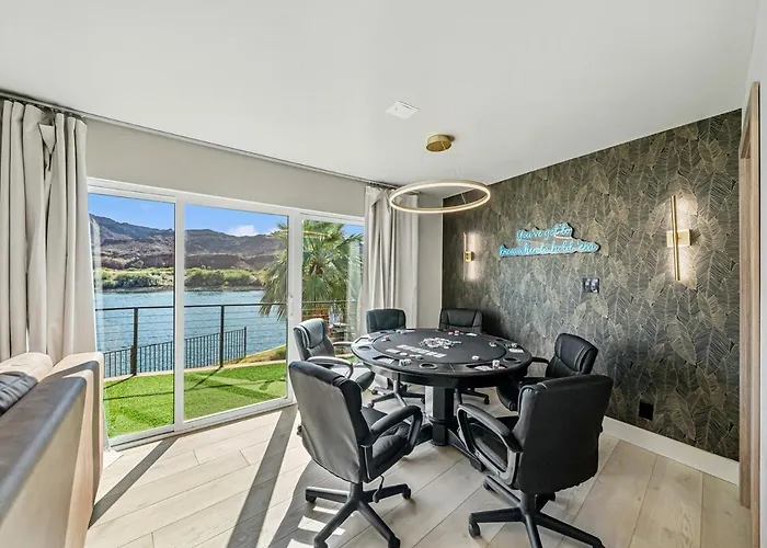 New Luxe Riverfront Home, Launch & Dock, Gamerooms